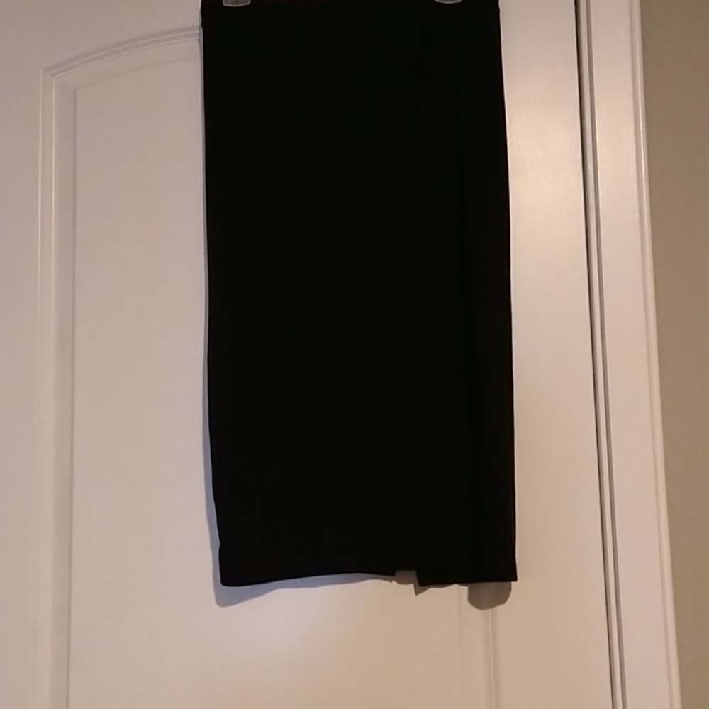 Black Midi Skirt.